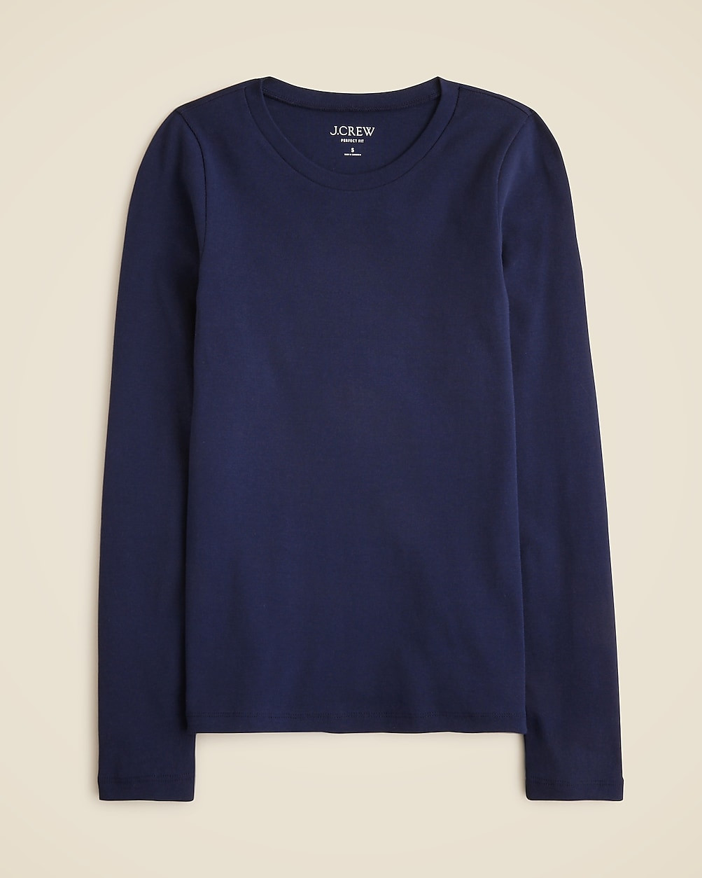 Perfect-fit long-sleeve crewneck T-shirt | J. Crew US