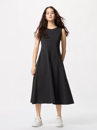 Women's Ultra Stretch Dress Black Large UNIQLO US | UNIQLO (US)