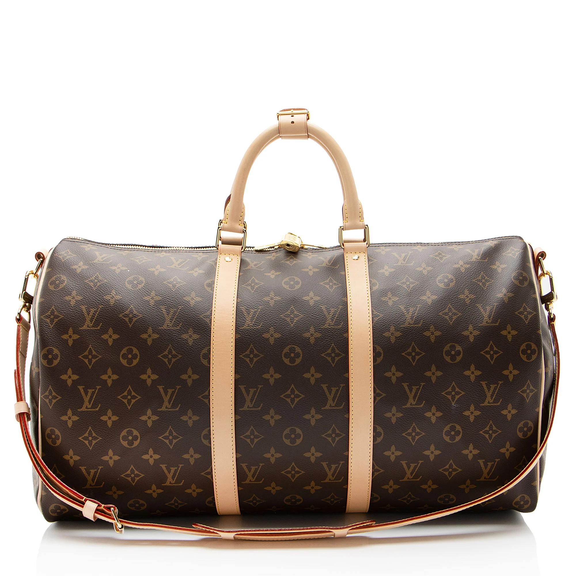 Louis Vuitton Monogram Canvas Keepall Bandouliere 50 Duffle | Shop Simon