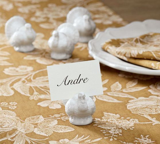 Figural Turkey Stoneware Place Card Holders - Set of 4 | Pottery Barn (US)