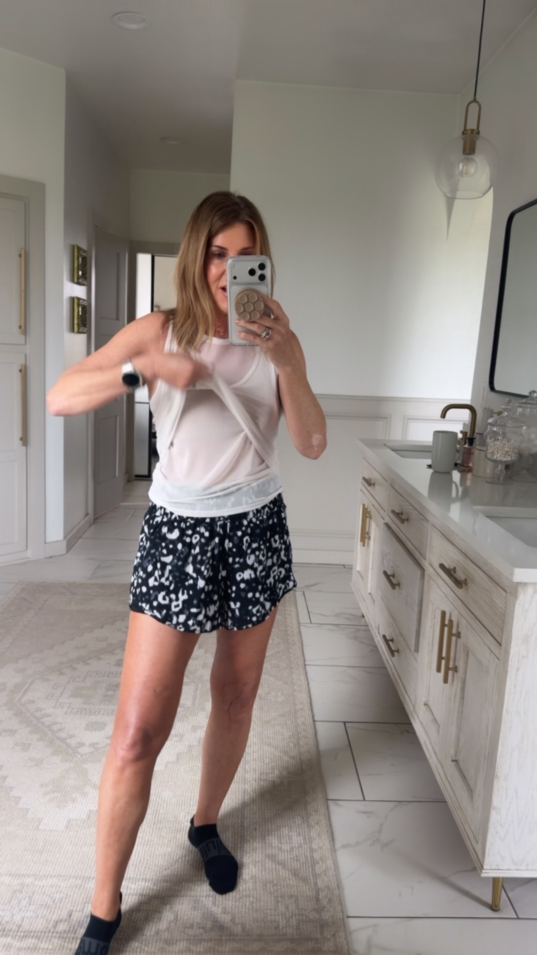 I’m wearing a medium tank and medium short 

#LTKfitnessgoals #LTKSeasonal #LTKOver40