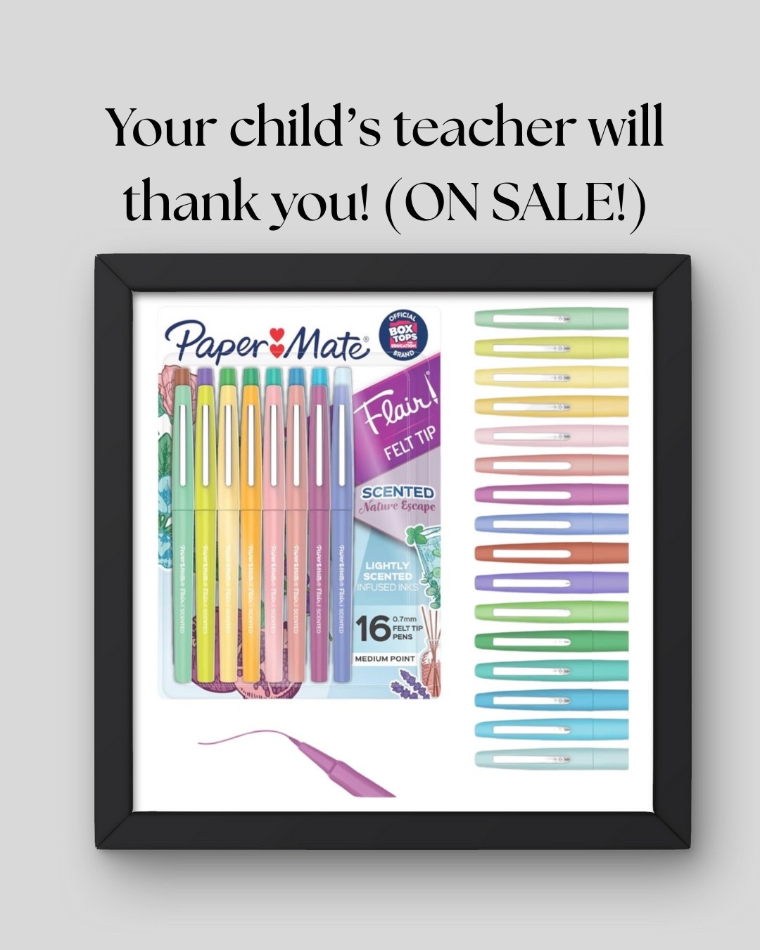 As a teacher, I can tell you that these would brighten my day! They are currently on sale, so stock up for Teacher Appreciation Week or the end of the year. There are even cute little tags on Pinterest to put with these pens! 
PS-You can buy them for yourself too! 
#teachergift 

#LTKGiftGuide #LTKSaleAlert #LTKmomlife