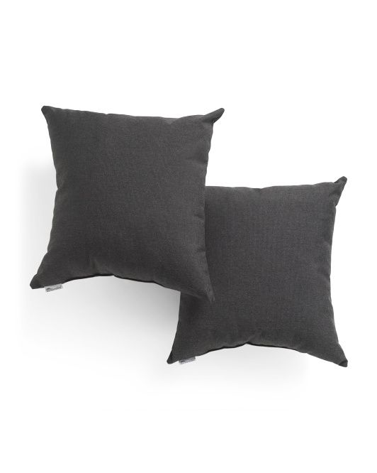 Made In Usa Set Of 2 18x18 Outdoor Pillows | TJ Maxx