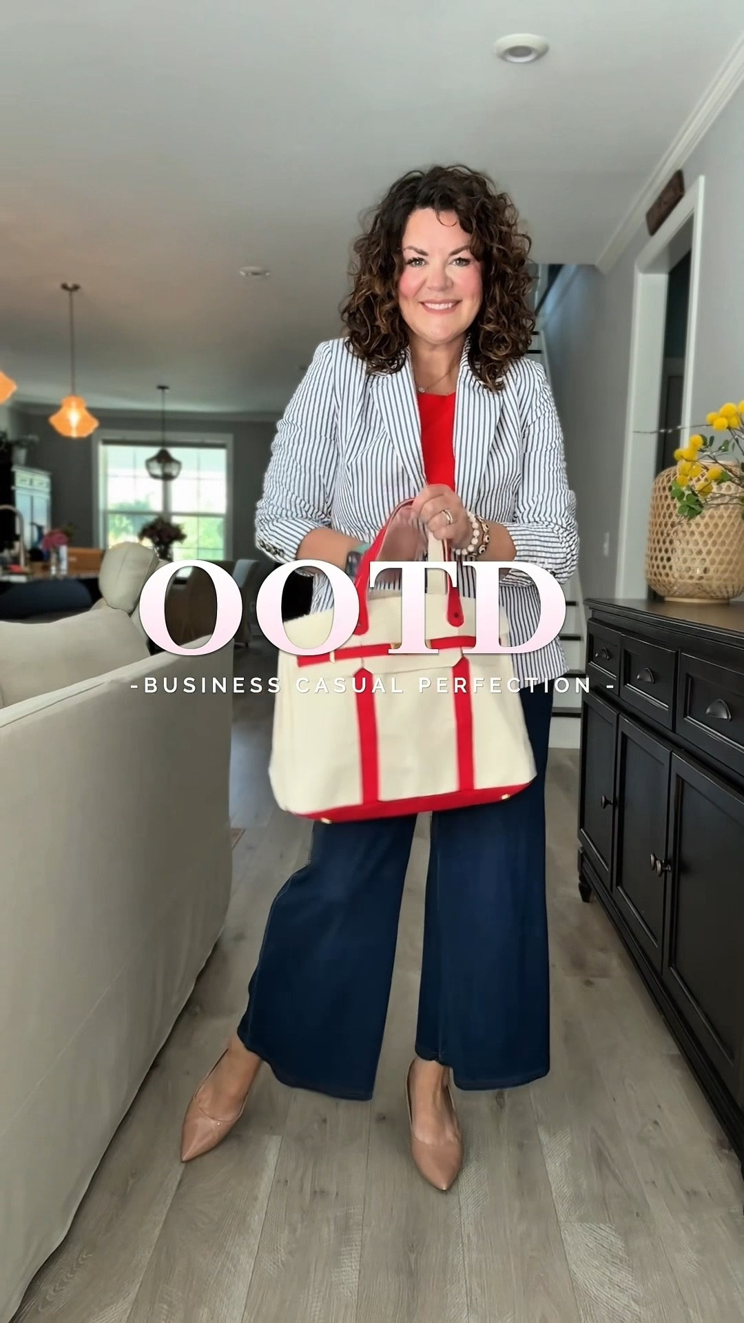 The acessories matter!! And with spring comes searsucker and I love this blazer from @Walmart- the Free Assembly line,    if your size is sold out, I linked a similar option so you can recreate this look! 🤍☀️ #personalinternetstylist #styledbysusan #midlifewomen #workwearover50 #corporatestyle

#LTKootd #LTKOver40