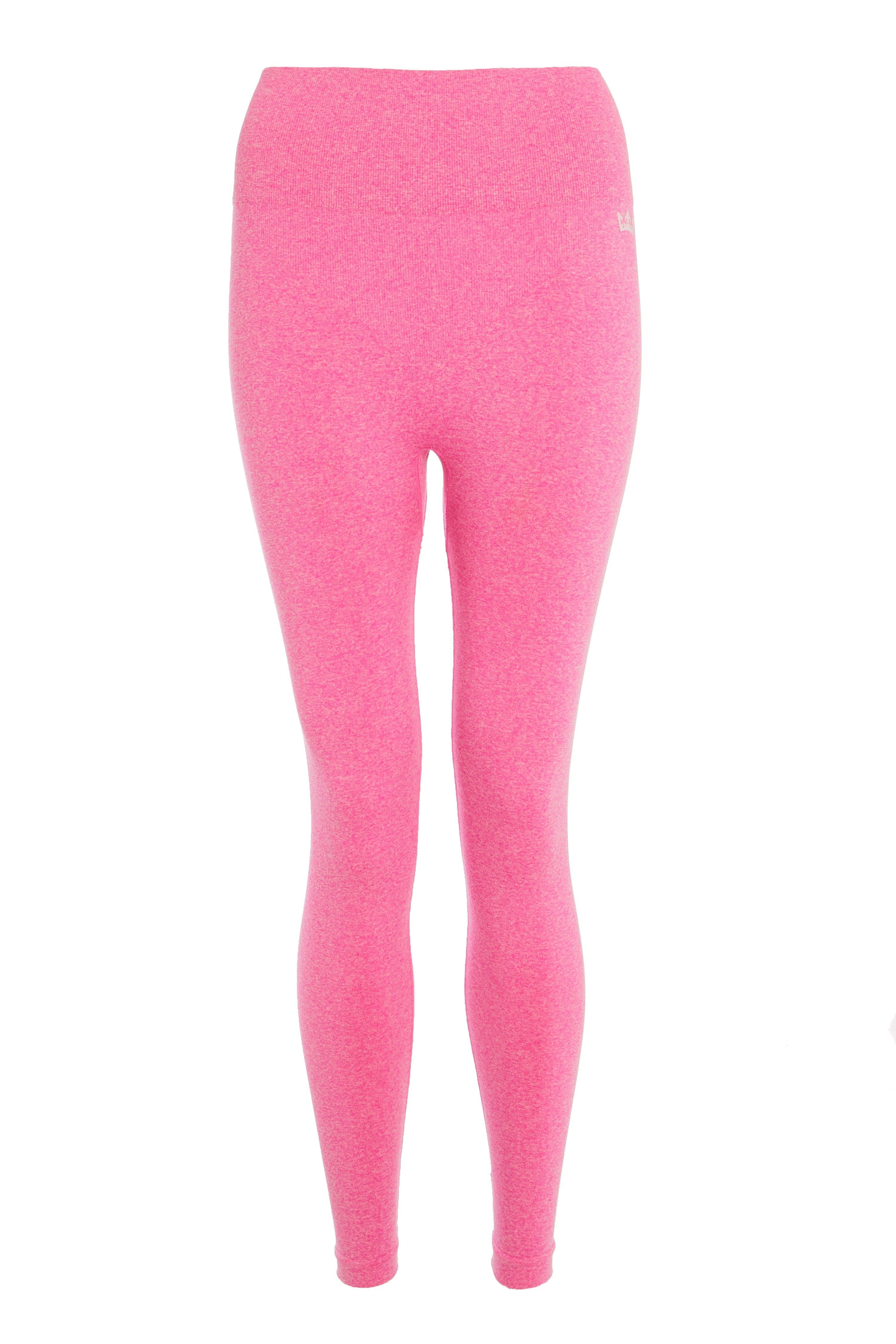 Pink Seamless High Waist Leggings | Quiz Clothing (UK)
