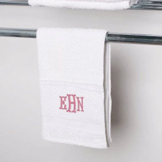 2 16x30 Hand Towels Embroidered With Monogram Premium Quality | Etsy | Etsy (US)