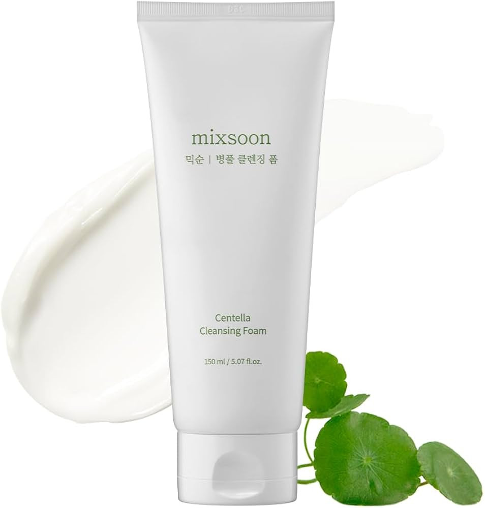 mixsoon Centella Cleansing Foam 5.07 fl oz/ 150ml,Low pH cleansing foam for soothing and moisturi... | Amazon (US)