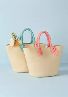 Crown & Ivy™ Sewing Down South x Crown & Ivy™ Vendue Large Straw Handbag | Belk