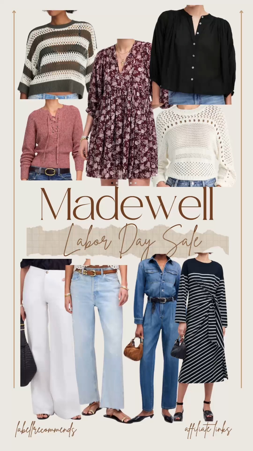 Labor Day weekend just got better! The Madewell Labor Day Sale is here with major savings on denim jumpsuits, high-rise jeans, breezy tops, and summer-to-fall dresses. Whether you’re refreshing your back-to-work wardrobe or stocking up on timeless closet staples, this sale is your chance to grab Madewell bestsellers at a steal. Don’t wait these pieces go fast!

#MadewellStyle
#LaborDaySaleFinds
#MadewellWardrobe
#DenimLoversClub
#FallStyleDeals

Madewell Labor Day Sale, Madewell denim jumpsuit, Madewell high-rise jeans, Madewell sale dresses, Madewell women’s clothing sale, Madewell fall wardrobe staples, Madewell tops on sale, Madewell LTK deals, best Madewell sale finds, Madewell sale 2025


#LTKSaleAlert #LTKxMadewell #LTKFindsUnder100