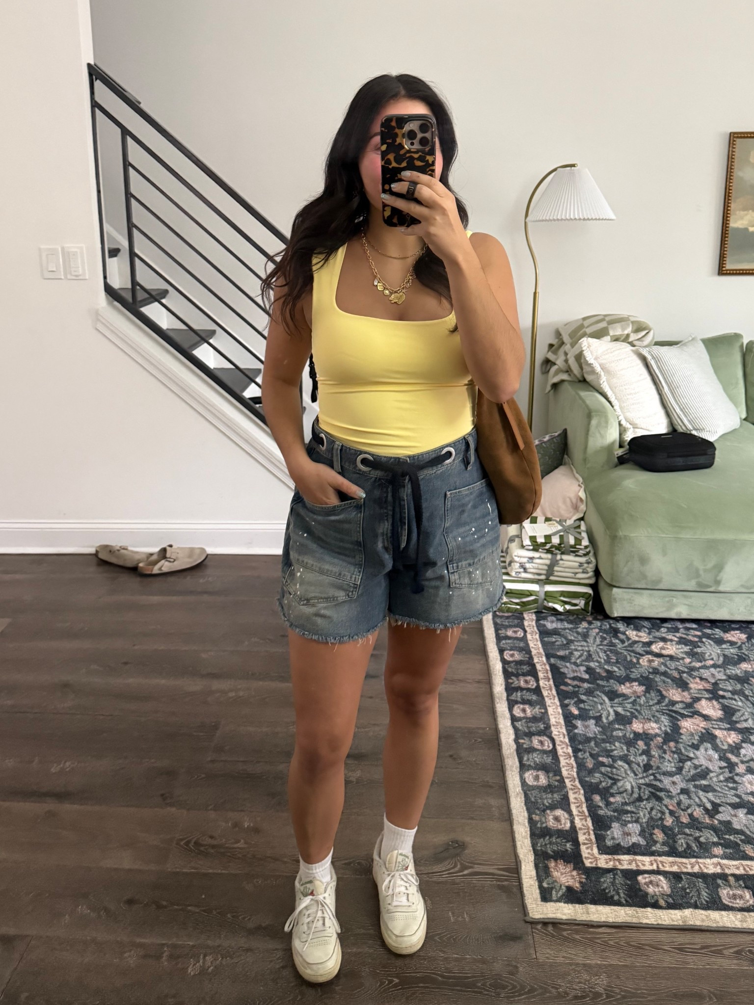 Comfy summer concert outfit! Wore this to see vampire weekend last night :) 

love these jean shorts from free people, I have them in the jeans version and they’re my absolute favorite. Size down 2x, they run big. Top is aerie, so comfy & has a built in bra. Size M! 

#LTKSummerEdit #LTKStyleTip #LTKFindsUnder50