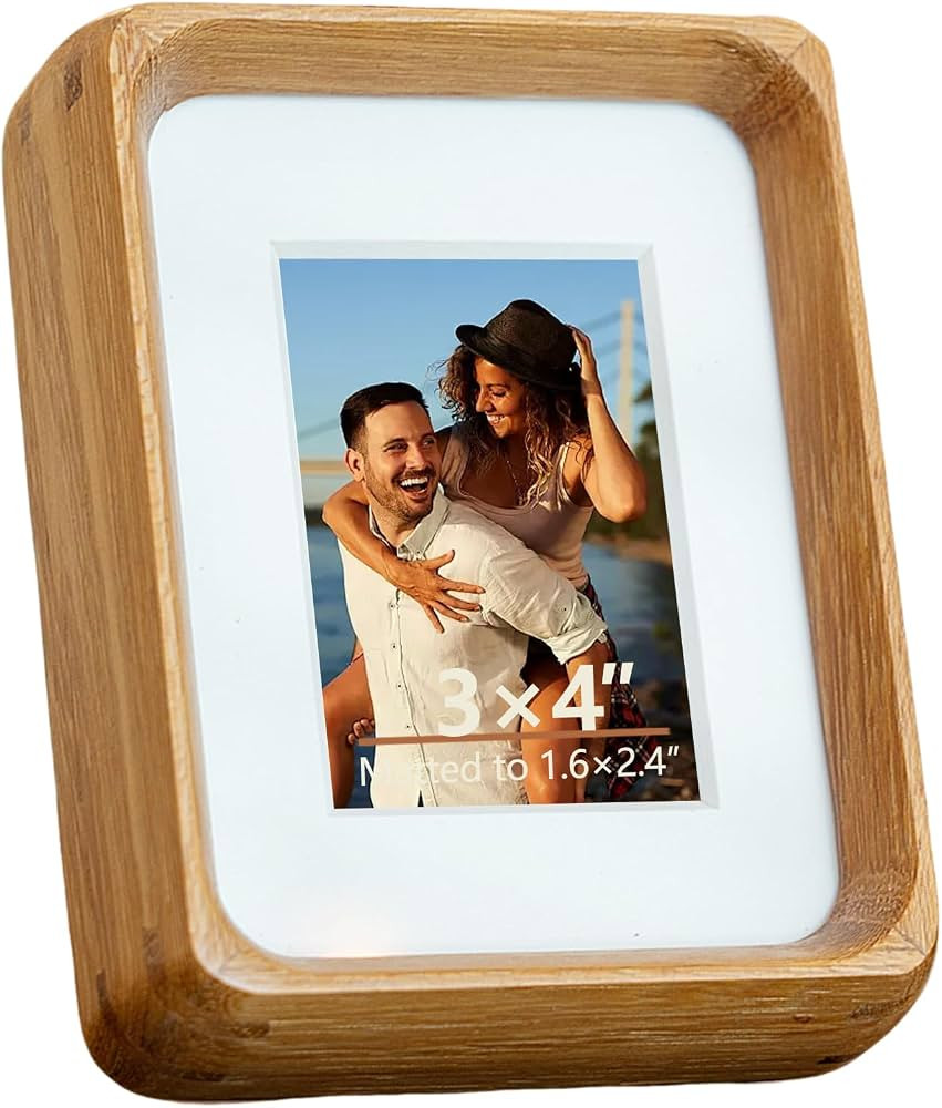 Ultrasound Picture Frame 3x4in, Mini photo frames for desk, Loose fit for cute wallet size baby p... | Amazon (US)