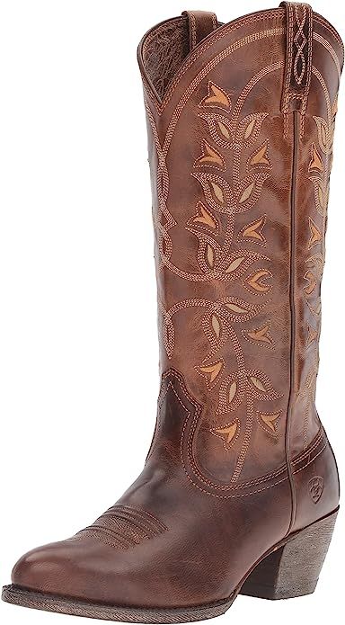 Ariat Desert Holly Western Boots - Women's Distressed Leather Country Boot | Amazon (US)