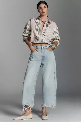 DL1961 Taylor High-Rise Relaxed Barrel Jeans | Anthropologie (US)