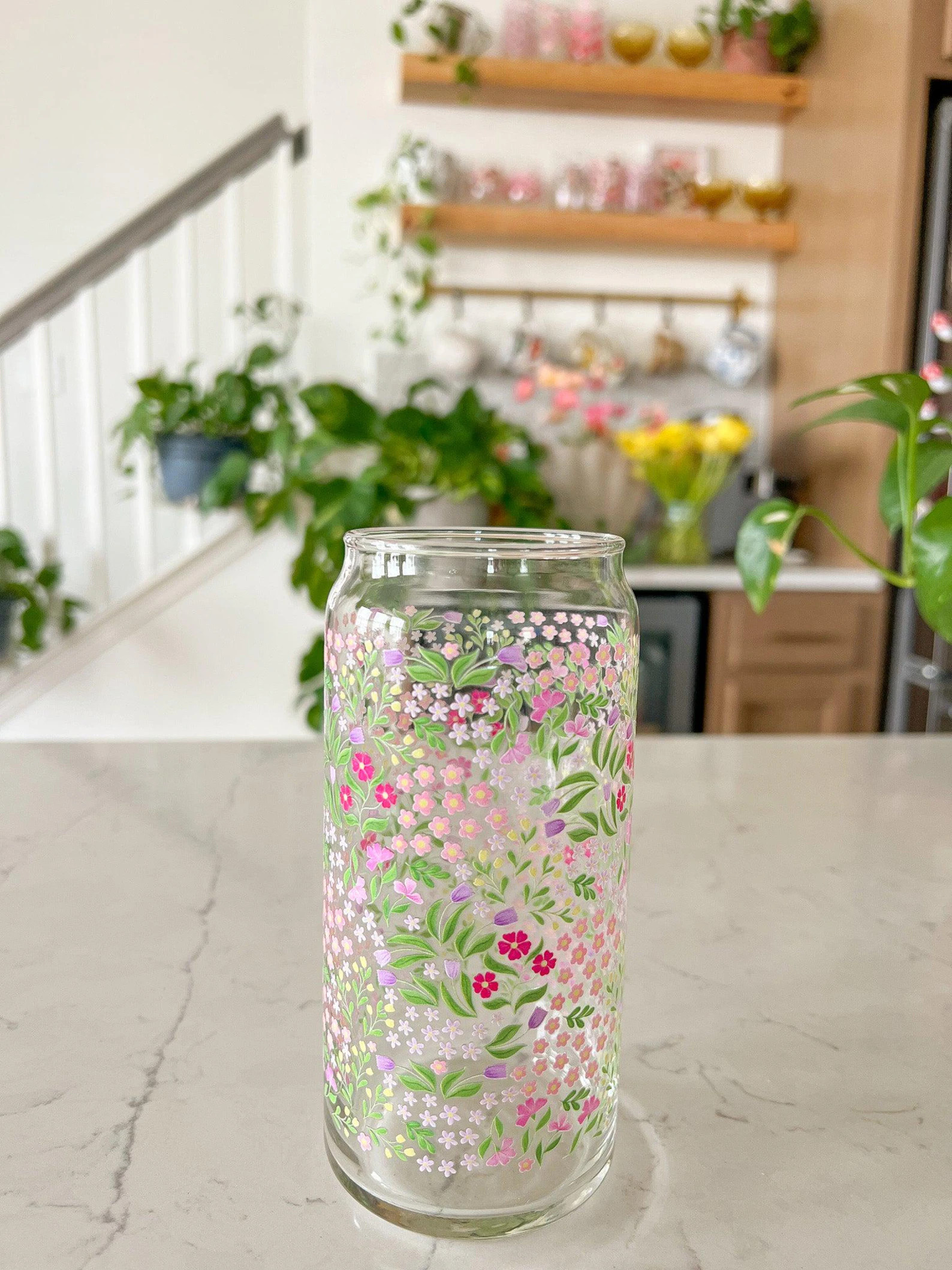 20oz Wildflower Grove Glass - Etsy | Etsy (US)