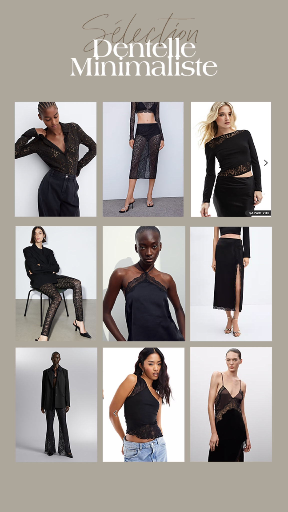 Nouvelle année dans la dentelle / Une sélection minimaliste à portée sans modération. 

#LTKparties #LTKHoliday #LTKeurope