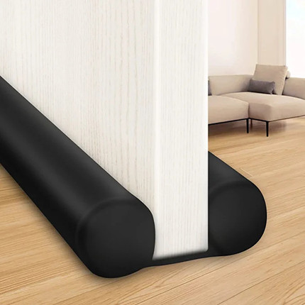 Click for more info about MAXTID Large Door Draft Stopper 36 Inch Under Door Draft Noise Blocker Black Gap Stoppers Entry D...