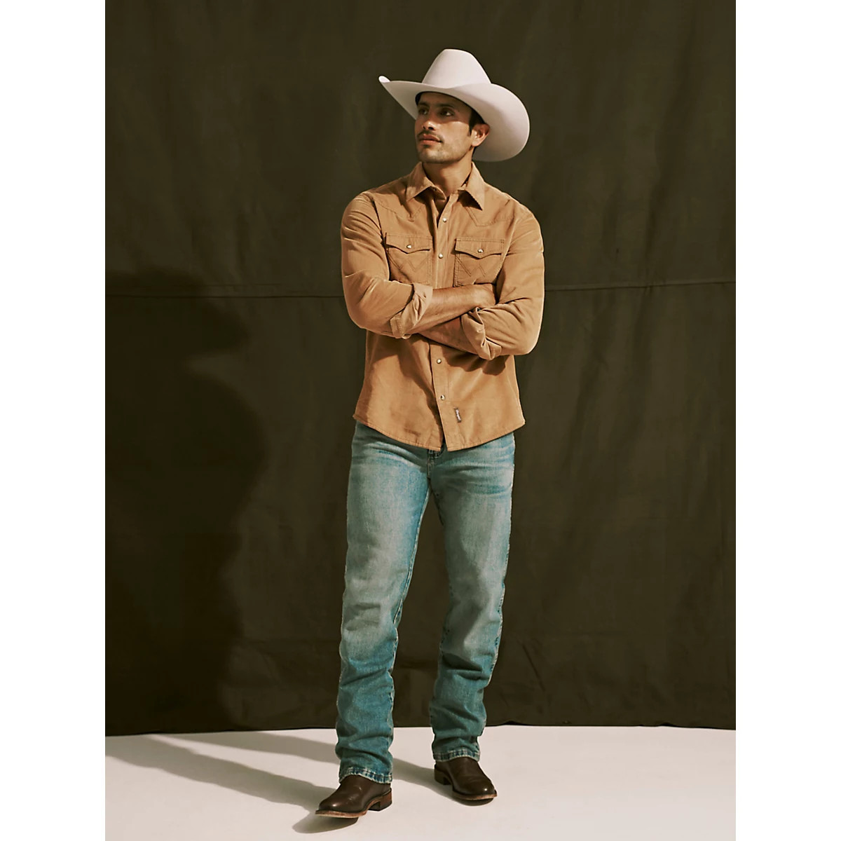 Wrangler® Cowboy Cut® Original Fit Vintage Wash Jean in Faded Tint | Wrangler