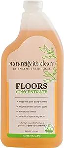 naturally It's clean Floor Cleaner (Makes 24-Gallons) for All Floor Types (Plant Based Enzymes) p... | Amazon (US)