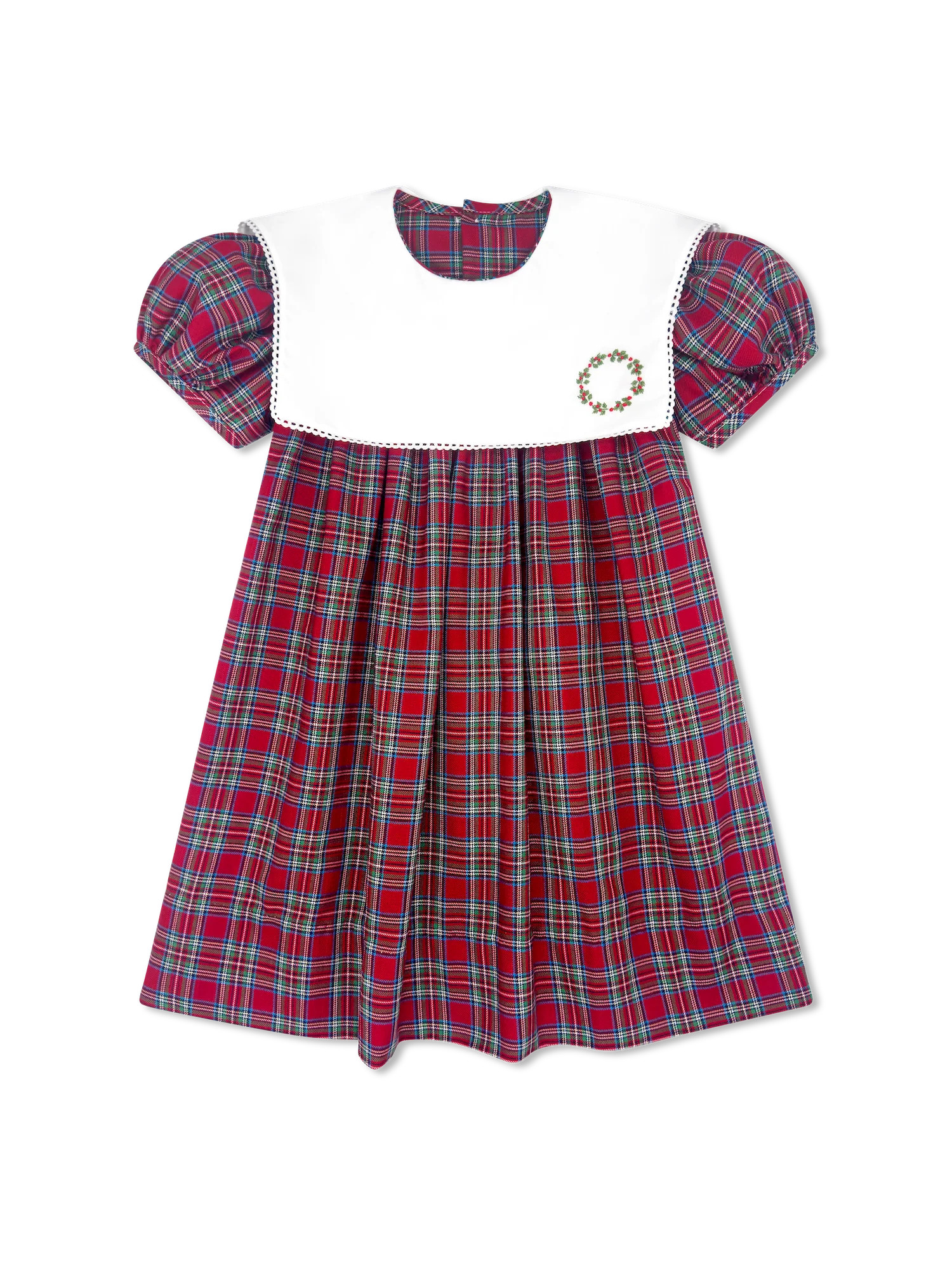 Lullaby Set- Hope Chest Dress - Woodstock Plaid - Wreath | Persnickety