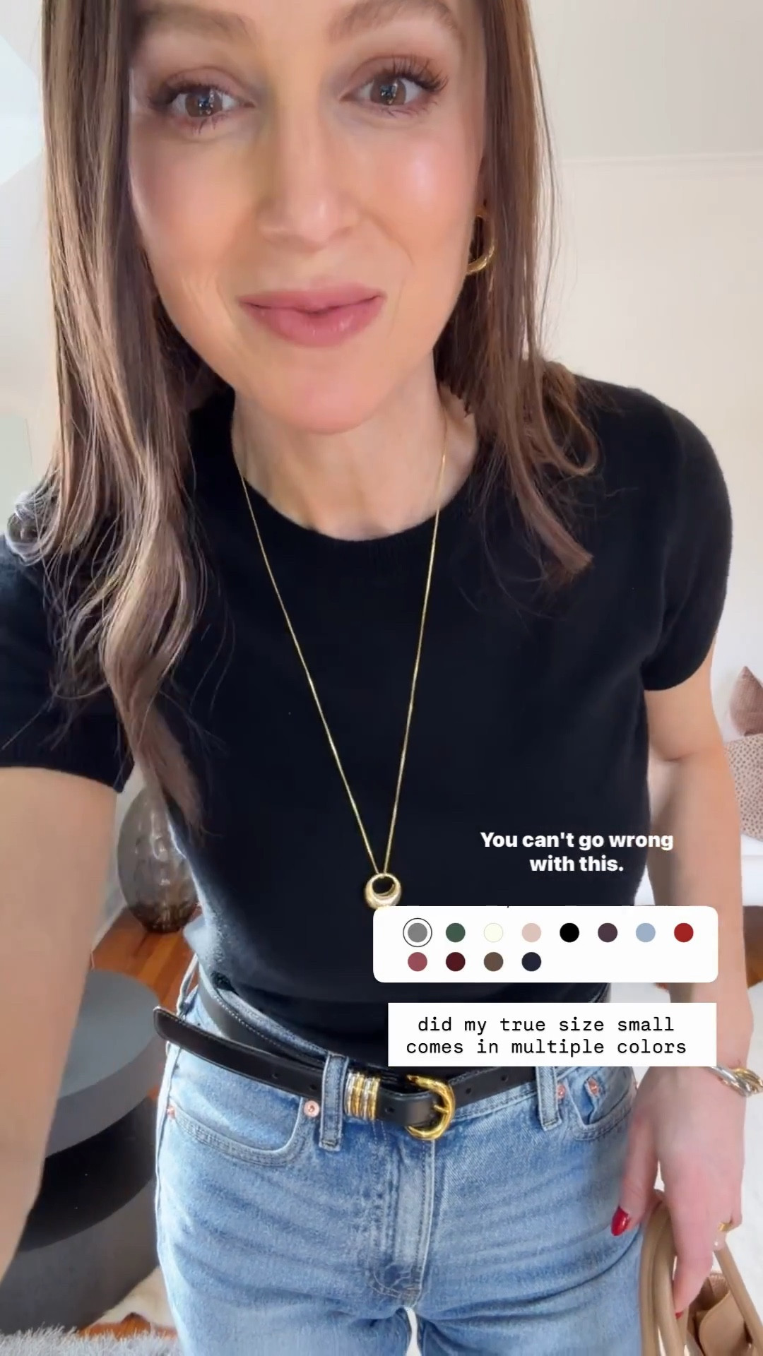 Did my true size small. Such a great staple! 

@onequince #quincepartner