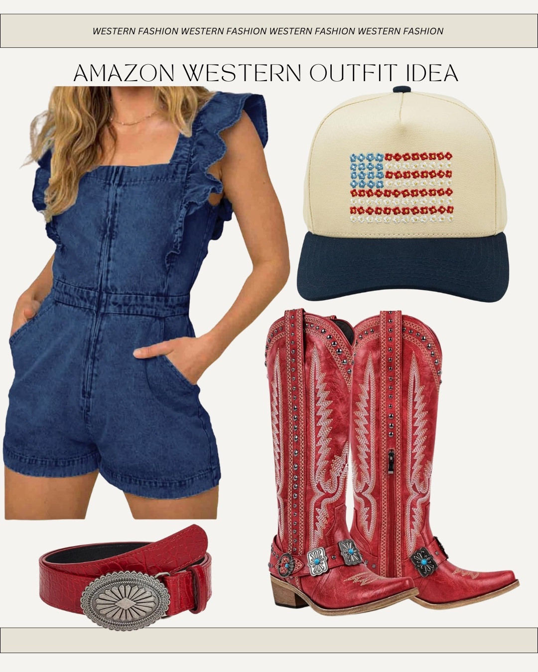 Amazon western fashion - Amazon country concert outfit - prime day - American flag - red white and blue

#LTKgrwm #LTKootd #LTKTravel