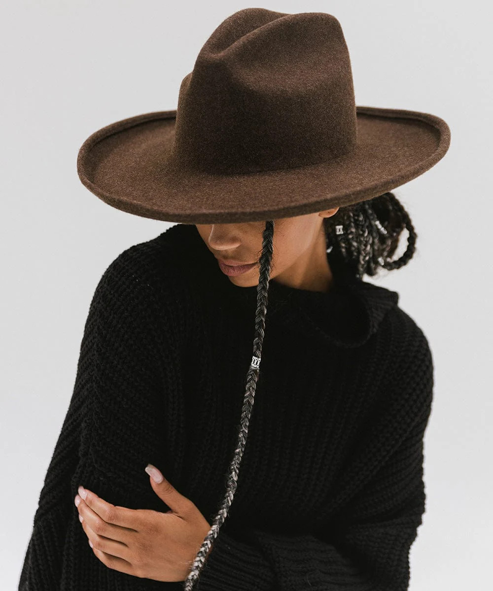 Jillian Pencil Brim Western Hat | Gigi Pip