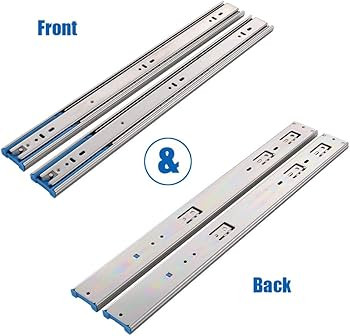 VESLA HOME 10 Pairs 18 Inch 3-Section Full Extension Soft Close Ball Bearing Metal Cabinet Drawer... | Amazon (US)