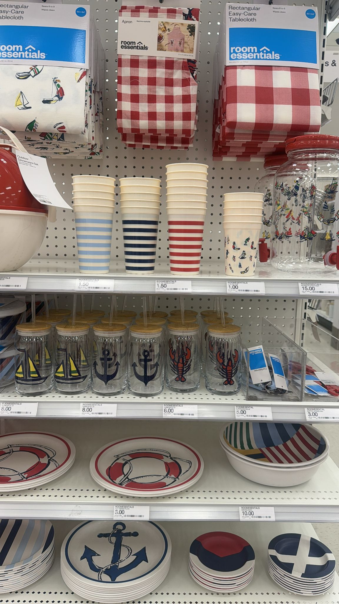 Saw this nautical collection of melamine plates and more at Target today and did a double take. Its all SO cute! 

 #LTKfoodie #LTKHome