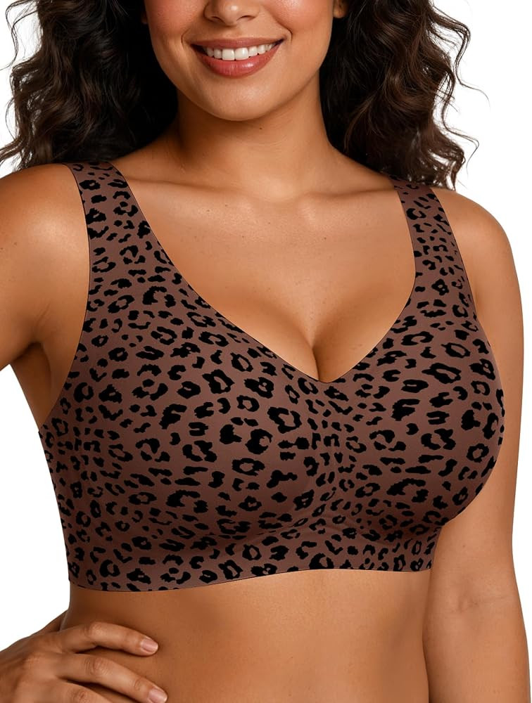 OEAK Womens Jelly Bras No Underwire Seamless Full Coverage Support Lift Pull on Bralette Comfort ... | Amazon (US)
