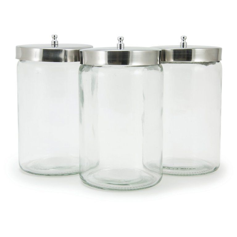 McKesson Sundry Jar 4-1/4 X 7 Inch Glass Reusable  6 Ct | Walmart (US)