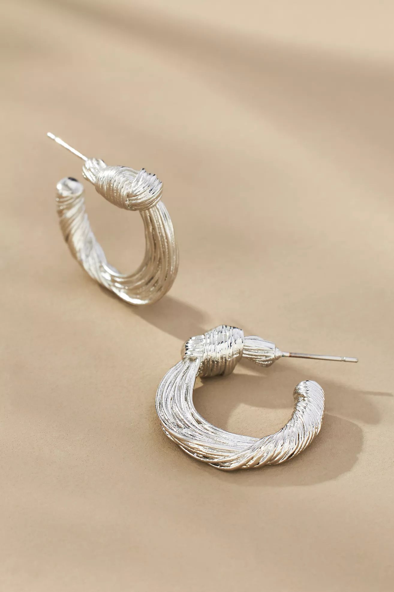 Knotted Hoop Earrings | Anthropologie (US)