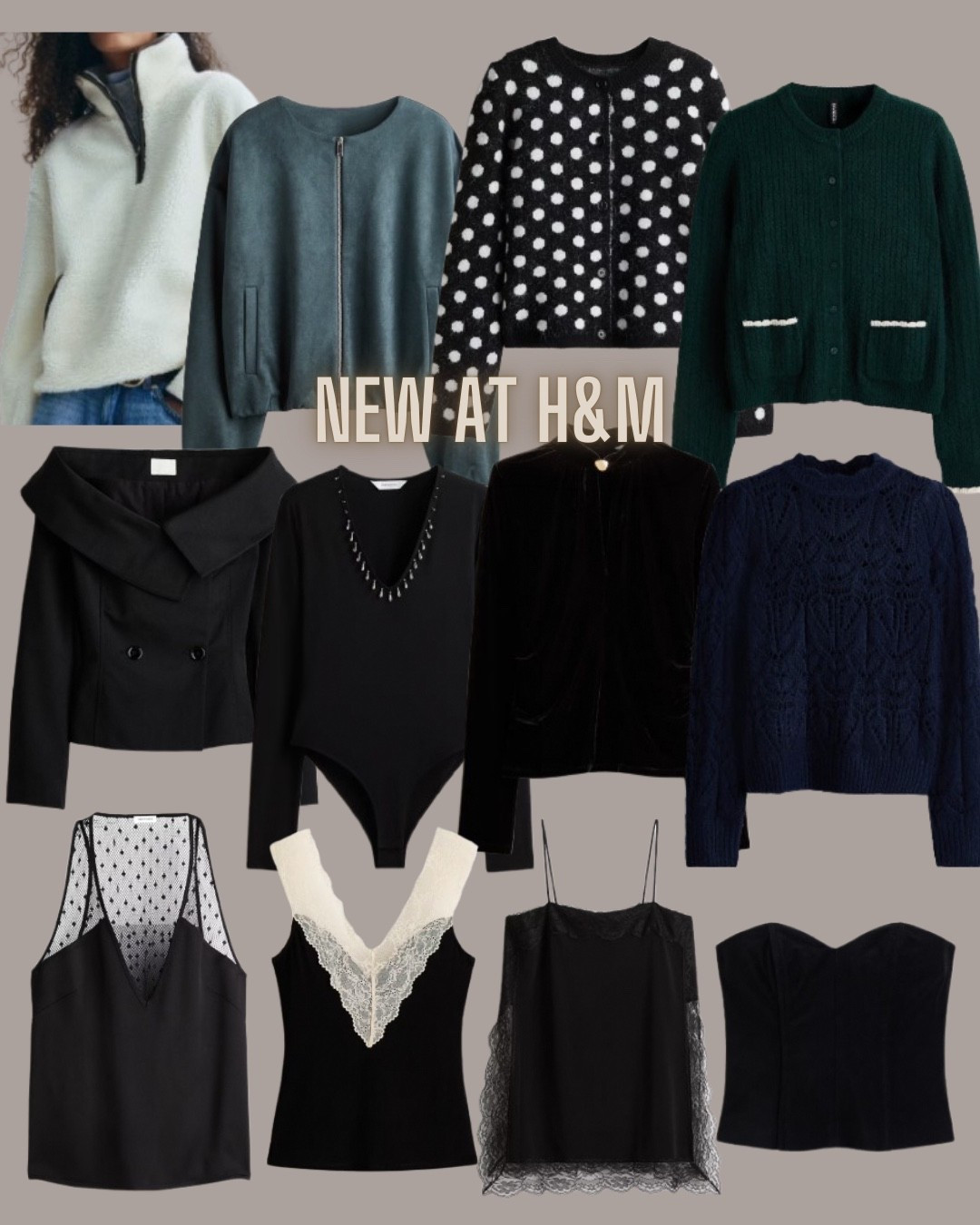 H&M fashion
Tank top
Holiday tops
Cardigan
Sweater


#LTKFindsUnder100 #LTKFindsUnder50 #LTKHoliday