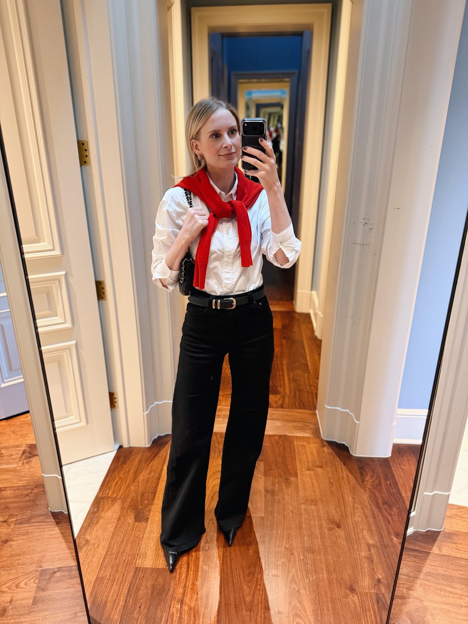 Yesterday’s look for my nephew’s class holiday party! 

#LTKHoliday