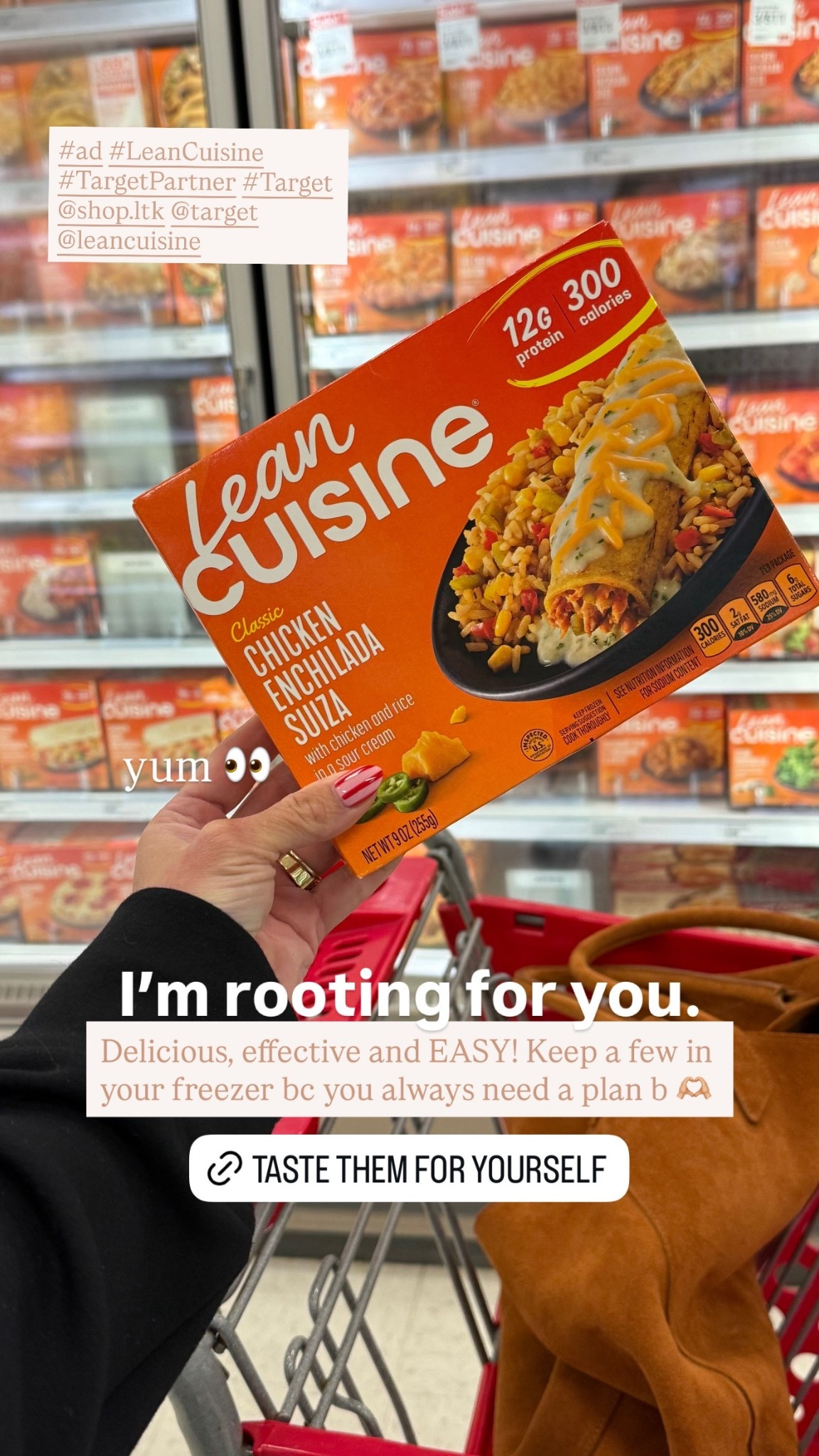 #ad What’s cooler than acting like you’ve got it all together 24/7? Being real. I’ve ended up at dinner time without anything defrosted or ready MANY time and @leancuisine saves the day! Healthy, under 400 calories and good amount of protein so I can stay on track. Pick them up at @target so you can stay on track too! #TargetPartner #LeanCuisine #target #liketkit @shop.ltk 

#LTKActive #LTKfitnessgoals #LTKfoodie