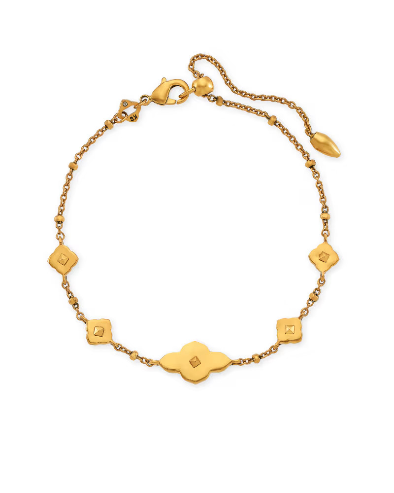 Abbie Delicate Chain Bracelet in Vintage Gold | Kendra Scott