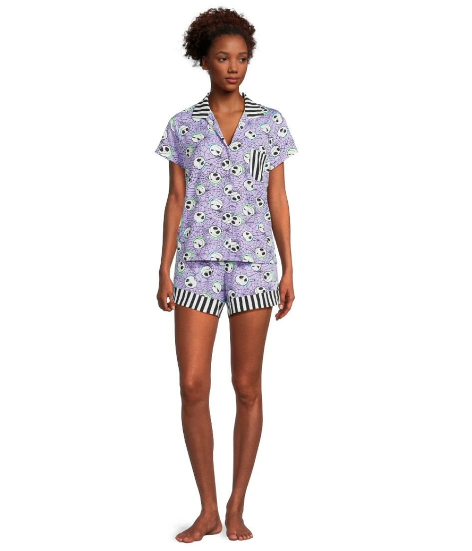 Halloween pajamas! #nightmarebeforechristmas #jackskellington #halloween 

#LTKSeasonal #LTKFindsUnder50