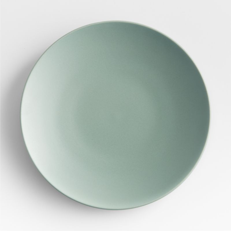 Craft Holiday Christmas Sage Green Dinner Plate | Crate & Barrel | Crate & Barrel