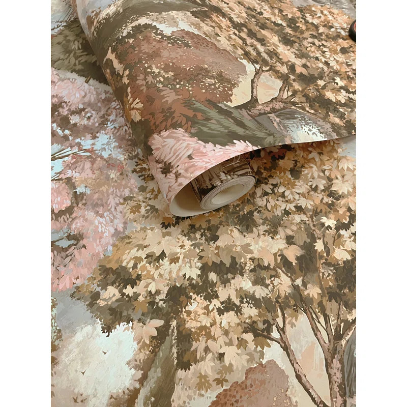 Mulberry Scenic Tapestry Print Non Woven Non-pasted Textured Wallpaper 57 Sq. Ft. | Wayfair North America