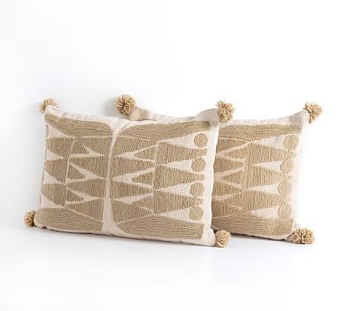 Aleta Embroidered Pillows - Set of 2 | Pottery Barn (US)