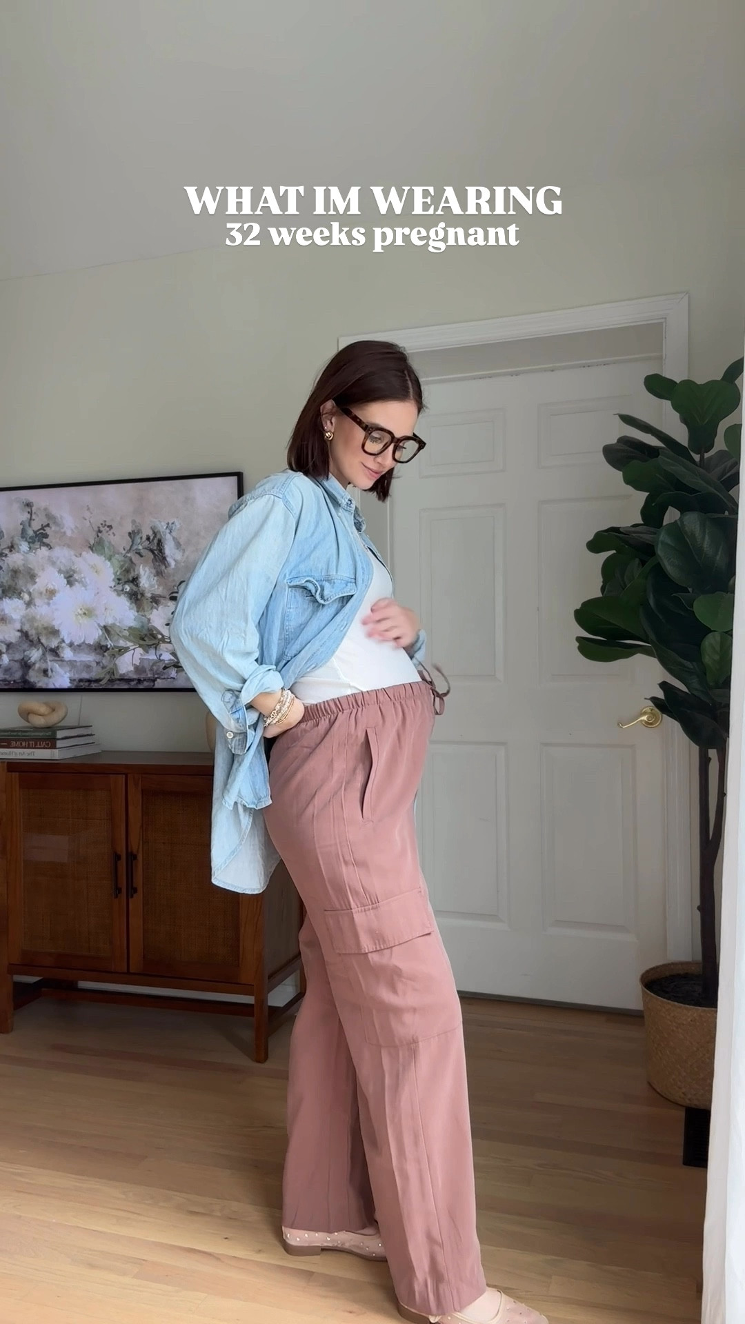 Chambray button down : linked similar 
white tank
Drawstring cargo pants : wearing m
Mesh flats 

Maternity style // maternity outfits // pregnancy style // bump friendly // bump style // pregnancy outfits 

#LTKStyleTip #LTKBump #LTKSeasonal