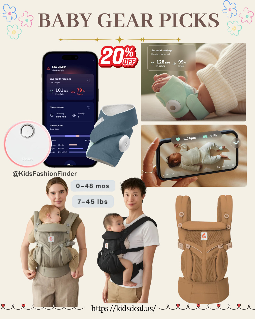 👶✨ Newborn essentials parents SWEAR by 💛

✨ Owlet Dream Sock
Smart wearable baby monitor that tracks heart rate, oxygen & sleep insights right from the app 📱💤
Extra peace of mind for parents 🙌

✨ Ergobaby Omni Classic Carrier
Comfy, supportive & perfect for hands-free snuggles 🤱💖
Great for newborn days, errands & everyday adventures.

Two must-haves that make newborn life SO much easier 🥹✨

#NewbornEssentials #Owlet #Ergobaby #BabyMustHaves #MomLife #BabyCarrier #SmartBabyMonitor #FirstTimeMom #BabyGear #ParentingHacks #AmazonFinds 👶💛

#LTKHome #LTKSaleAlert #LTKBaby