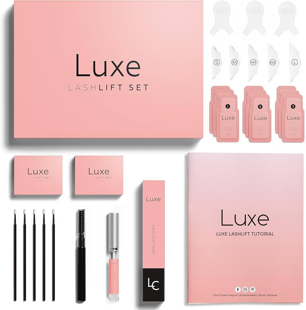 Luxe Cosmetics - Lash Lift Kit - Complete Set for Eyelash Lifting - New Pro Version - Easy to App... | Amazon (US)