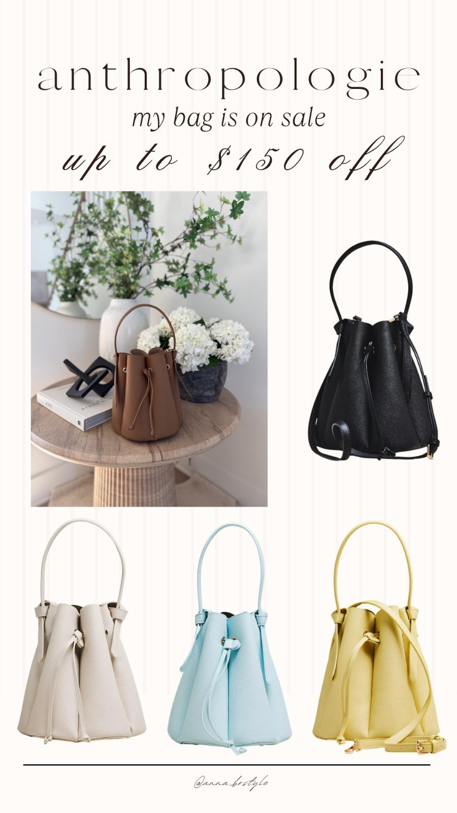 ANTHROPOLOGIE buy more, save more $50 off $150 / $100 off $300 / $150 off $500
bucket bug, spring bag, vacation must haves, annabrstyle 

 

#LTKSaleAlert