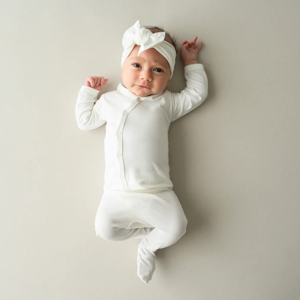 Take Me Home Set with Bow in Cloud | Kyte Baby