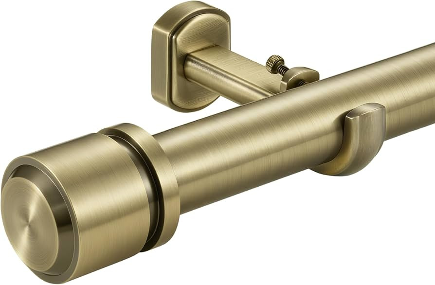 1 1/8 Inch Diameter Curtain Rods 144 to 240 Inches(12-20ft), Telescoping Heavy Duty Large Drapery... | Amazon (US)