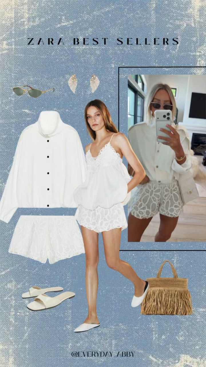 Best selling Zara look, going FAST! Obsessed with these shorts 🔥🔥

#LTKgrwm #LTKootd