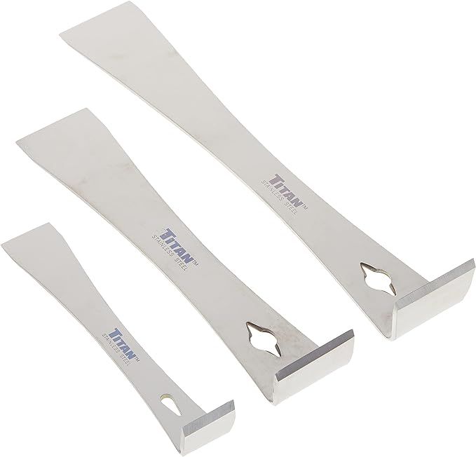 Titan 17007 3-Piece Stainless Steel Pry Bar Scraper Set | Amazon (US)