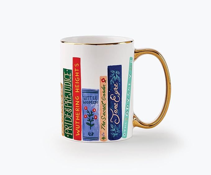 RIFLE PAPER CO. Book Club Mug, for Everyday Use and Gatherings with Unique Designs, for Friends a... | Amazon (US)