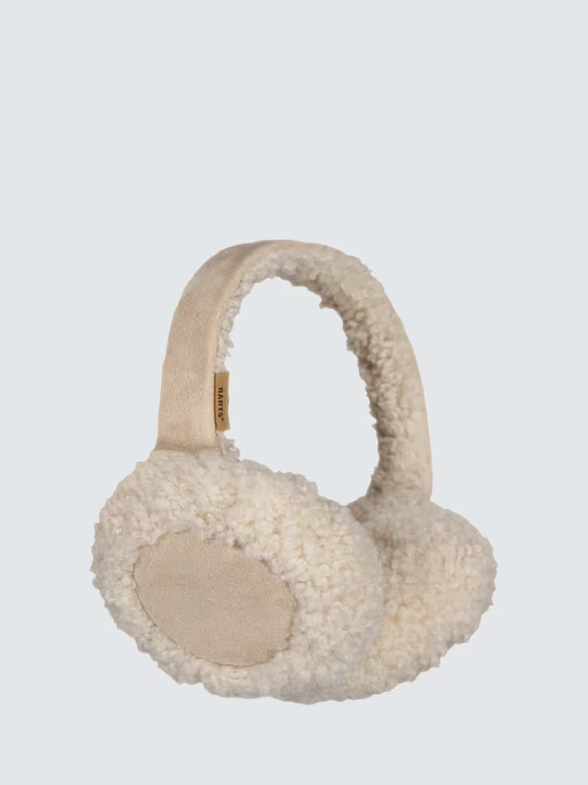 Barts Magpy Faux Fur Earmuff, Beige | John Lewis (UK)