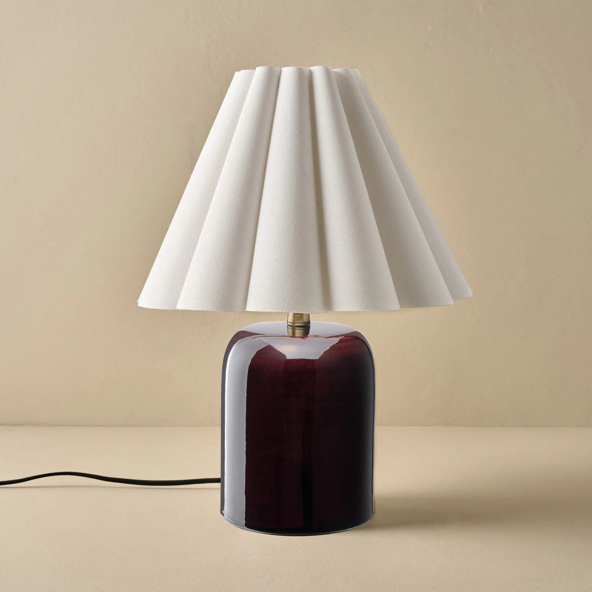 Farrah Table Lamp - Deep Burgundy | Magnolia